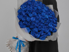 Синие розы (Поштучно)
