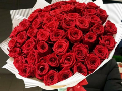 Букет из 51 Розы Red Naomi