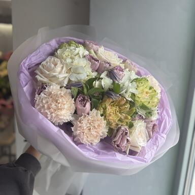 Авторский букет «Лавандовый раф»