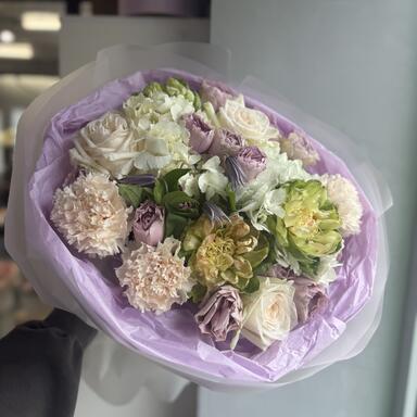 Авторский букет «Лавандовый раф»