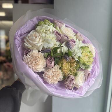 Авторский букет «Лавандовый раф»