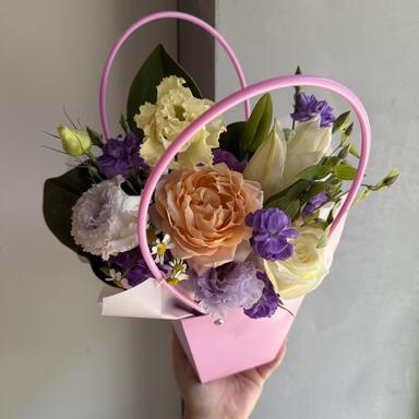 Композиция в сумочке «Flora»