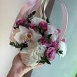 Композиция в корзине «Pink love»