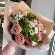 Авторский букет «Peachy Charm» с пионовидными розами 