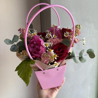 Летняя композиция «Charm» в сумочке 