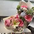 Авторский букет «Merci» с протеей и амариллисом