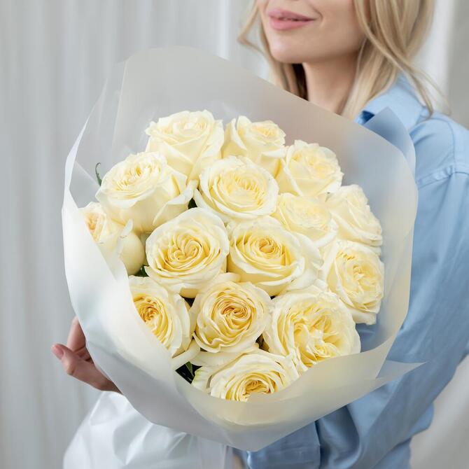 Пионовидная Роза «Candlelight» 15шт