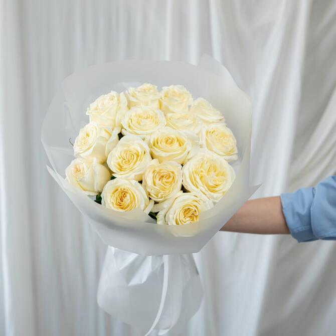 Пионовидная Роза «Candlelight» 15шт