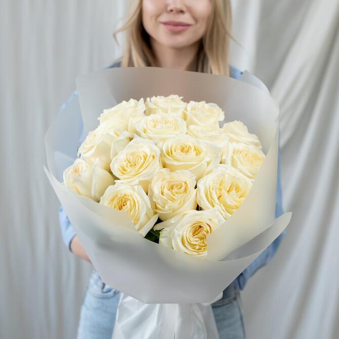 Пионовидная Роза «Candlelight» 15шт