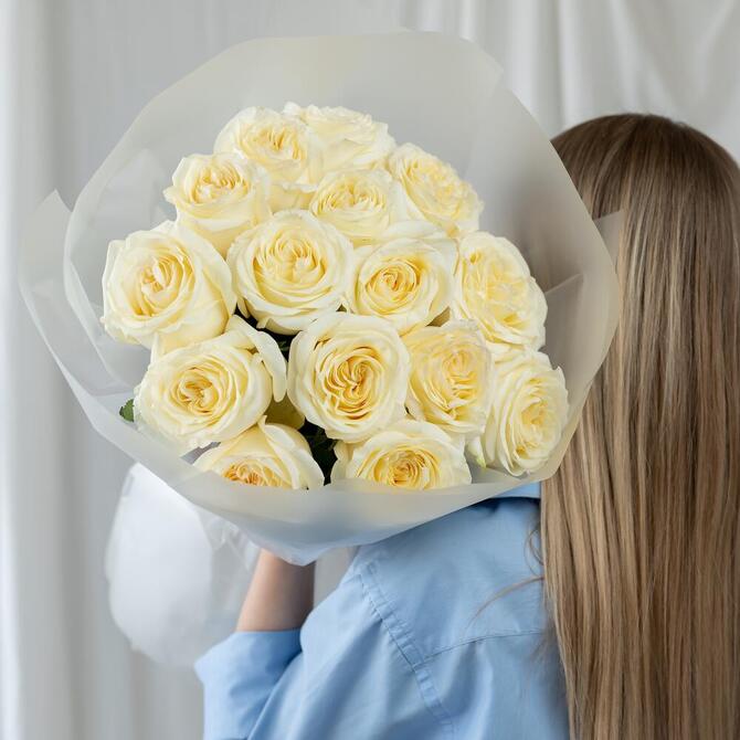 Пионовидная Роза «Candlelight» 15шт