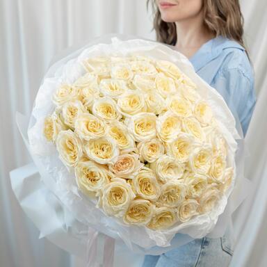 Пионовидная Роза «Candlelight» 51шт