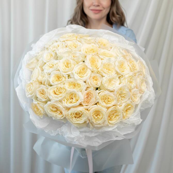 Пионовидная Роза «Candlelight» 51шт