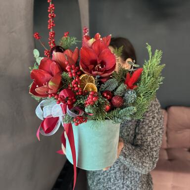 Композиция "Winter Bliss" в коробке 