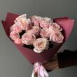 Пионовидные кустовые розы "Tendresse" 3шт