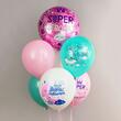 Набор Шаров «Super Девочка» С Днём Рождения 
