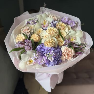 Букет «Purple Cream»