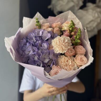 Букет «Purple Cream»