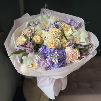 Букет «Purple Cream»