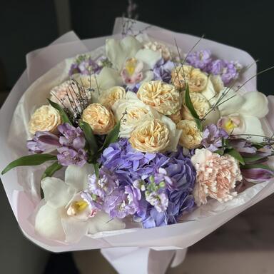 Букет «Purple Cream»