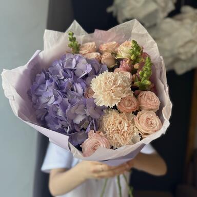 Букет «Purple Cream»