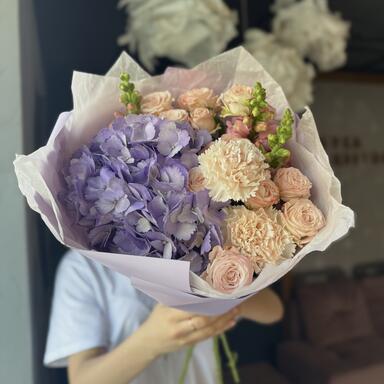 Букет «Purple Cream»