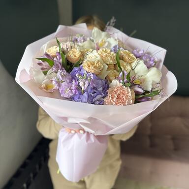 Букет «Purple Cream»