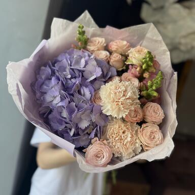 Букет «Purple Cream»