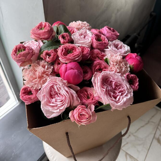 Букет «Coral Sunset»