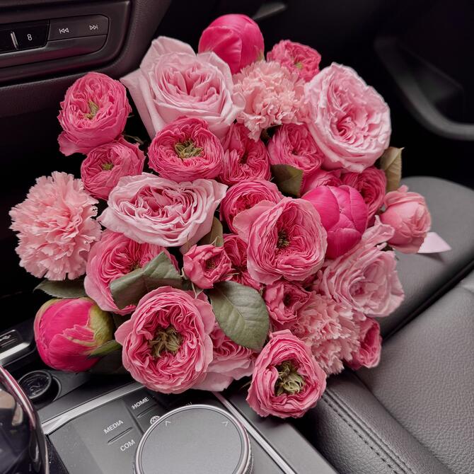 Букет «Coral Sunset»