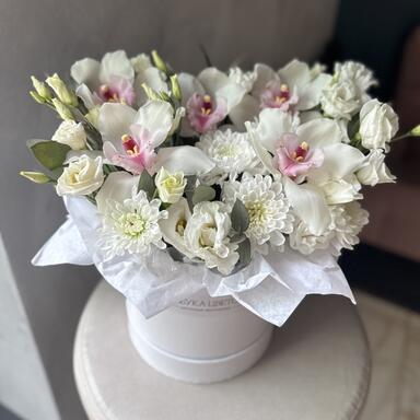 Букет «White Angel» в коробке 
