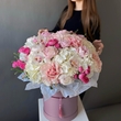 Premium композиция в коробке с пионами