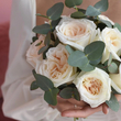 Букет невесты #3 из пионовидных роз White O’hara 