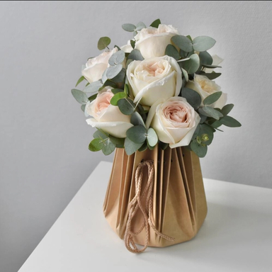 Букет невесты #3 из пионовидных роз White O’hara 