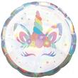 Шар Единорог спящий переливы 45 см