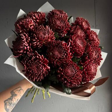 Хризантема Бигуди Brown 15шт