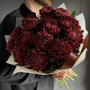 Хризантема Бигуди Brown 15шт