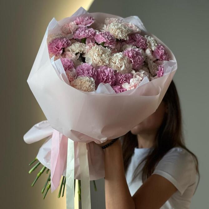 Нежные диантусы MIX 51шт