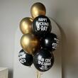 Набор воздушные гелиевые шары с приколами, оскорбительные шары на день рождения