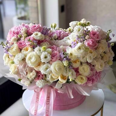 Premium коробка с цветами "Froral"