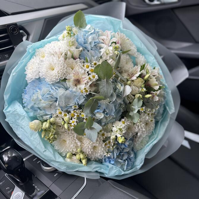 Букет «Blue Sky»