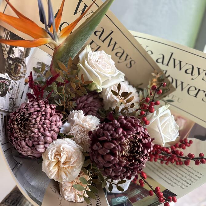 Букет «Maroon»