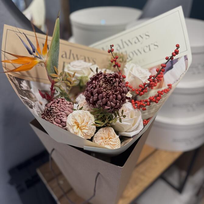 Букет «Maroon»