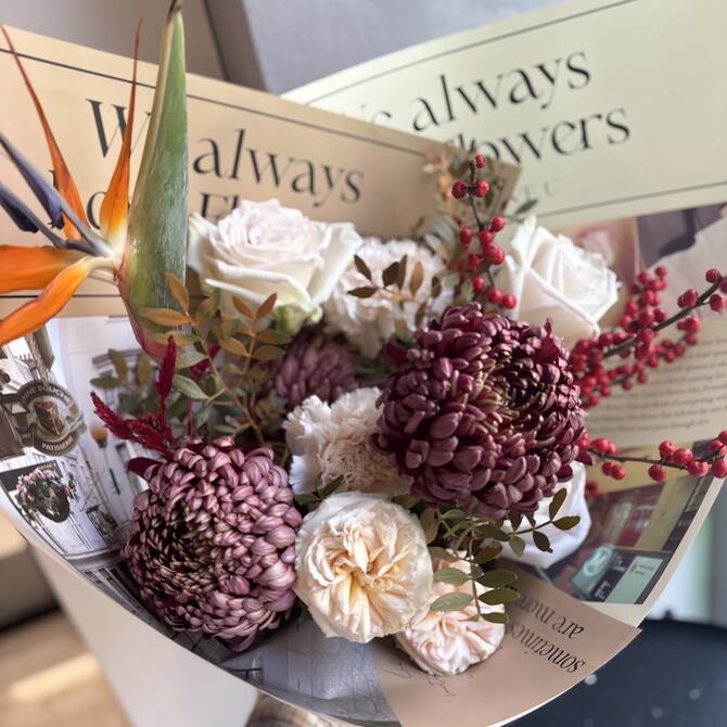 Букет «Maroon»