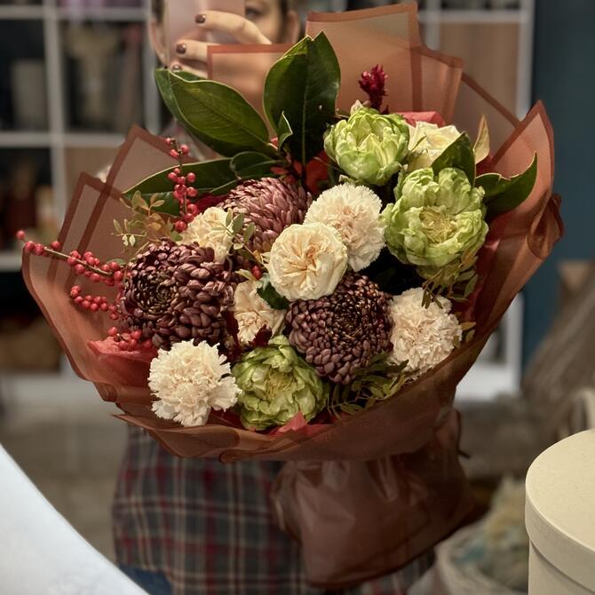 Букет «Maroon»