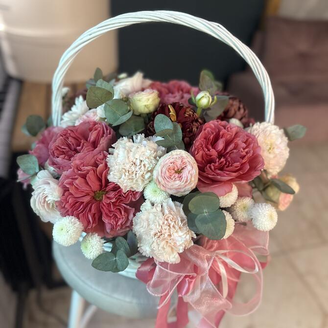 Корзина с цветами «Candy»