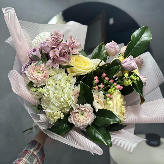 Букет «Лавандовый раф»