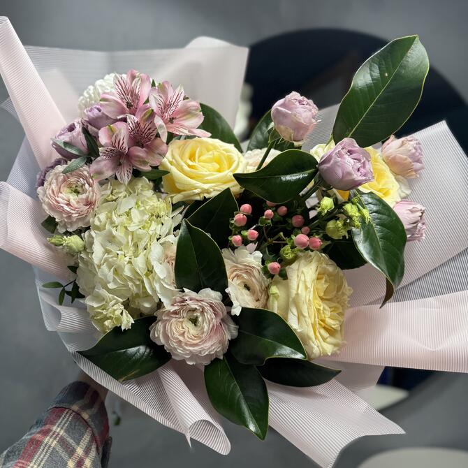 Букет «Лавандовый раф»