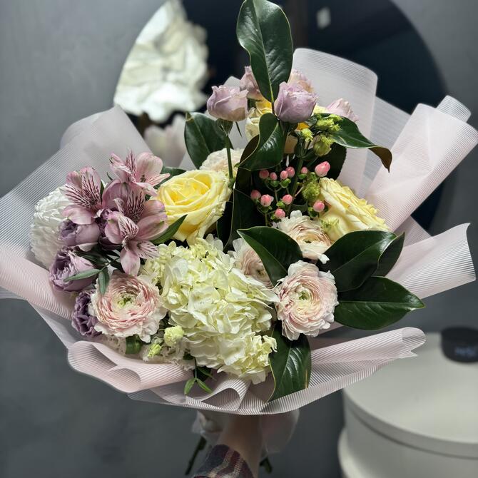 Букет «Лавандовый раф»