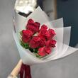 Красные розы 11 шт (40 см)