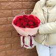 Красные розы 21 шт (40 см)